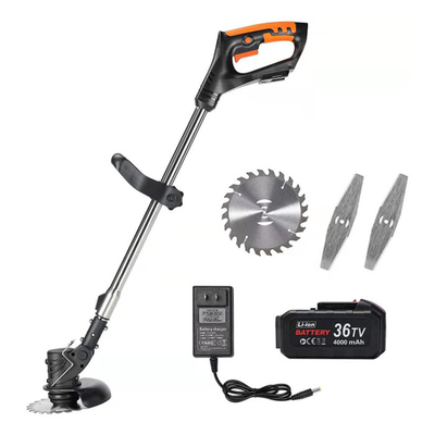 Công thái học 10 inch 20V Máy cắt cạnh cỏ không dây Gcordless Thiết bị cắt đầu quay