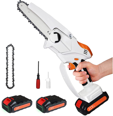 Máy cưa xích cầm tay không chổi than 10 inch động cơ không dây để cắt gỗ