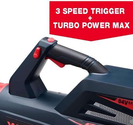 Máy thổi điện sân vườn không dây 4.0Ah 1.8A Lá điện có thể sạc lại 13000R / phút
