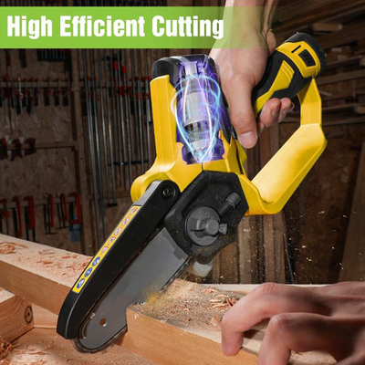 Máy cưa xích cầm tay không chổi than 24V 18m / S có thể sạc lại để cắt gỗ