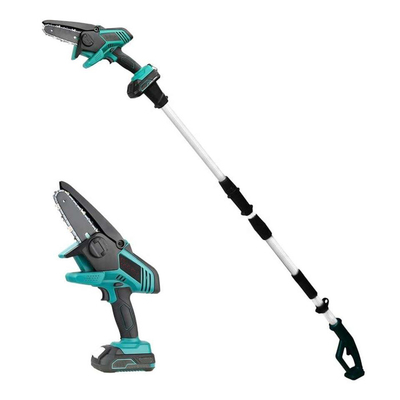Máy cắt tỉa cây vươn dài có thể kéo dài 450w Mini không dây 8 inch Garden